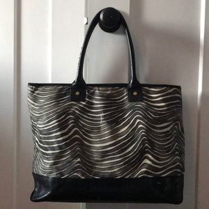 Tory Burch Zebra print Tote Bag